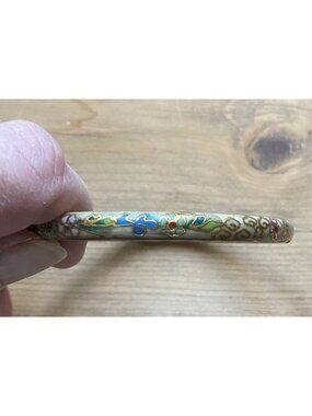2 Matching Narrow Small Cloisonné Bracelets See Photos For Measurements